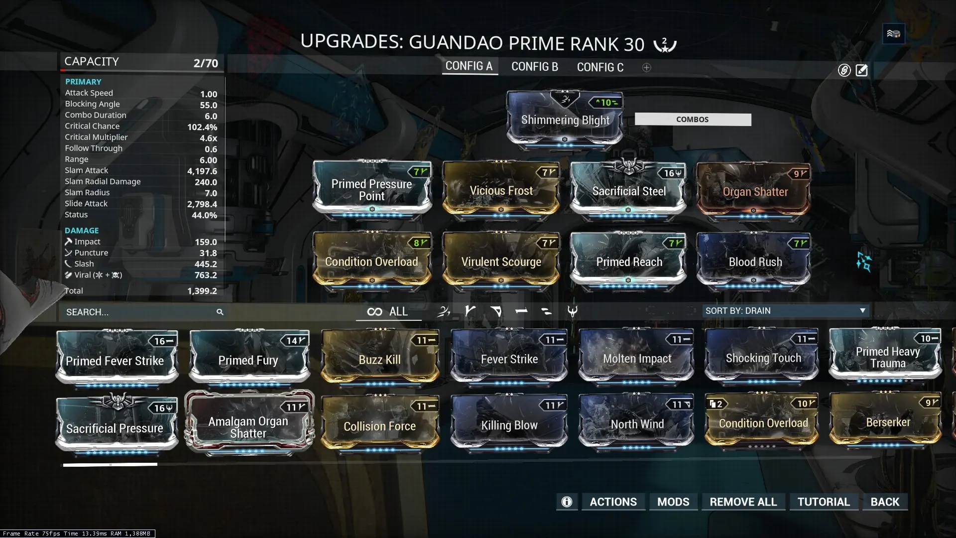 Guandao prime build