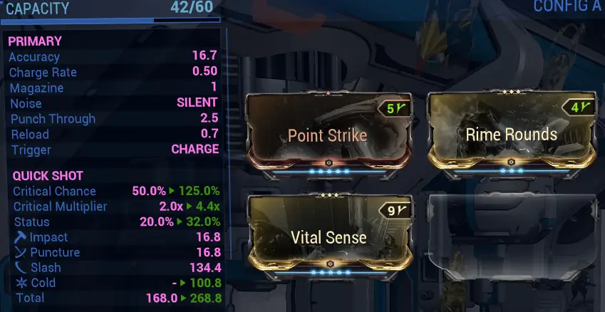 Warframe - Wpn stats