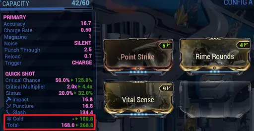 Warframe - Wpn stats